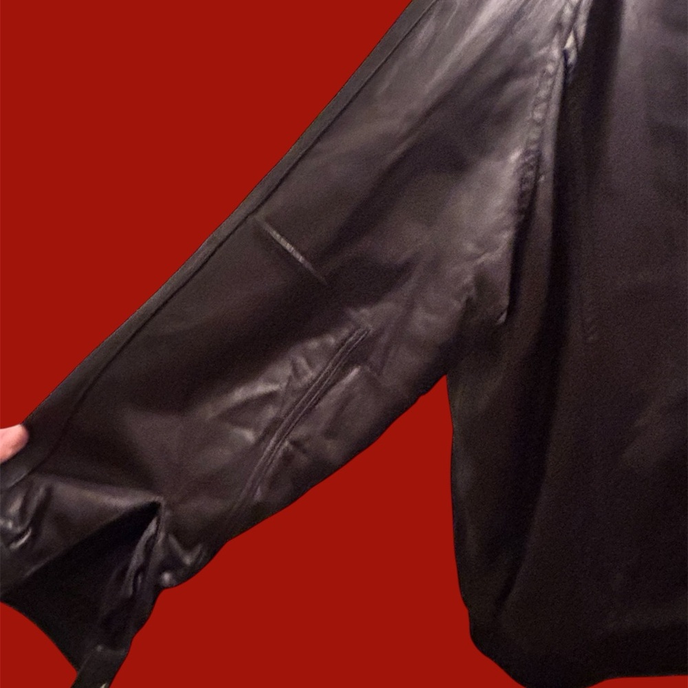 Roundtree & Yorke Men's New Lamb Skin Leather Jacket 3XLT - Picture 7 of 11